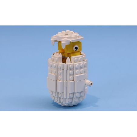 COOL PLAY 03 REBRICKABLE MOC-7609 7609 MOC7609 non  BÉ GÀ NHỎ VÀNG bộ đồ chơi xếp lắp ráp ghép mô hình Creator HATCHING EGG Sáng Tạo 165 khối