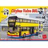 ROYAL TOYS RT39 non  XE BUÝT THÀNH PHỐ HỒNG KÔNG REGAL B8L bộ đồ chơi xếp lắp ráp ghép mô hình City CITY STORY CITYBUS VOLVO B8L 1339 khối