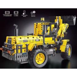TA GAOLE T4002 4002 non  KỸ THUẬT: FRONT LOADER bộ đồ chơi xếp lắp ráp ghép mô hình  TECHNOLOGY Kỹ Thuật Công Nghệ Cao Mô Hình Phương Tiện 1608 khối