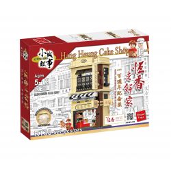 ROYAL TOYS RT38 non  HONG KONG HANG HEUNG BAKERY PHIÊN BẢN KỶ NIỆM 100 NĂM bộ đồ chơi xếp lắp ráp ghép mô hình City CITY STORY HANG HEUNG CAKE SHOP Thành Phố 527 khối