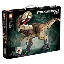 FORANGE FC6251 6251 non  TYRANNOSAURUS REX bộ đồ chơi xếp lắp ráp ghép mô hình Dino Khủng Long 939 khối