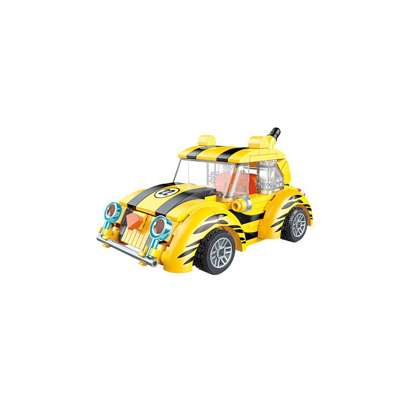 JAKI JK8306 8306 non  BỌ MÈO bộ đồ chơi xếp lắp ráp ghép mô hình Racers CAT BEETLE VAR Đua Tốc Độ