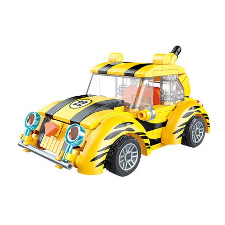 JAKI JK8306 8306 non  BỌ MÈO bộ đồ chơi xếp lắp ráp ghép mô hình Racers CAT BEETLE VAR Đua Tốc Độ