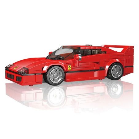 MouldKing 27038 Mould King 27038 non  FERRARI F40 bộ đồ chơi xếp lắp ráp ghép mô hình Speed Champions Racing Cars Đua Xe Công Thức 338 khối
