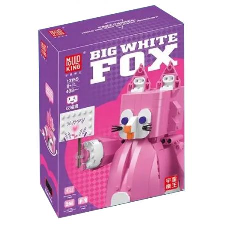 MouldKing 13158 13159 Mould King 13158 13159 non  GẤU TRÚC HỒNG bộ đồ chơi xếp lắp ráp ghép mô hình Creator Sáng Tạo 438 khối