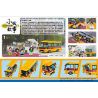ROYAL TOYS RT36 non  XE BUÝT TRƯỜNG HỌC HỒNG KÔNG bộ đồ chơi xếp lắp ráp ghép mô hình City CITY STORY HONG KONG SCHOOL BUS Thành Phố 460 khối