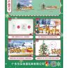 WOMA C0376 0376 non  CẢNH TUYẾT GIÁNG SINH bộ đồ chơi xếp lắp ráp ghép mô hình SNOW SCENE CHRISTMAS 826 khối
