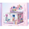 WISE BLOCK HA383015 383015 non  MAGIC STAR FORT BỨC TRANH BA CHIỀU CỦA LÂU ĐÀI NỔI CỬA HÀNG QUẦN ÁO HOA KẸO NGÔI SAO NGỌT NGÀO ĐẠO CỤ ???O THUẬT bộ đồ chơi xếp lắp ráp ghép mô hình Balala The Fairies Các Nàng Tiên Nhỏ Tinh Nghịch