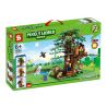 SHENG YUAN SY 5606 non  BỐN MÙA bộ đồ chơi xếp lắp ráp ghép mô hình Minecraft PIXELS WORLD FOUR SEASONS TREE HOUSE Game Xây Dựng 1285 khối