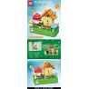 GAOMISI T2024 2024 non  ĐỒNG HỒ ÂM NHẠC NGÔI NHÀ NẤM bộ đồ chơi xếp lắp ráp ghép mô hình MUSHROOM HOUSE CLOCK 528 khối