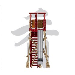 ROYAL TOYS RT30 non  TRƯỢT TRƠN bộ đồ chơi xếp lắp ráp ghép mô hình City CITY STORY PLAYGROUND SLIDE Thành Phố 130 khối