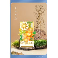 WISE BLOCK HA383021 383021 non  TRANH HOA 3D bộ đồ chơi xếp lắp ráp ghép mô hình Creator Sáng Tạo