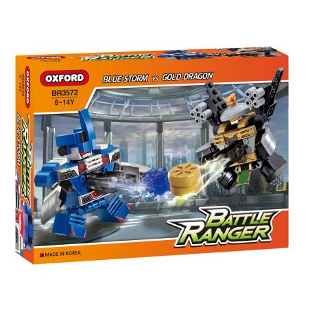OXFORD BR3572 3572 non  BÃO XANH VS RỒNG VÀNG bộ đồ chơi xếp lắp ráp ghép mô hình 배틀레인져