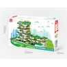 WISE BLOCK HA3589071 3589071 non  TÒA NHÀ XANH THẾ HỆ MỚI bộ đồ chơi xếp lắp ráp ghép mô hình Architecture Công Trình Kiến Trúc 1264 khối