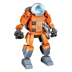 WISE BLOCK HA390206 390206 non  DAWN PLAN ATRONAUT. bộ đồ chơi xếp lắp ráp ghép mô hình Space Exploration Thám Hiểm Không Gian 201 khối