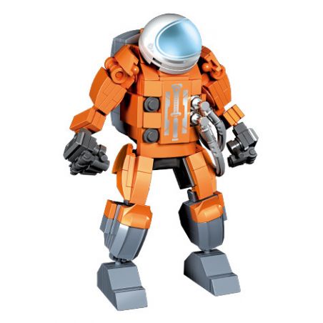 WISE BLOCK HA390206 390206 non  DAWN PLAN ATRONAUT. bộ đồ chơi xếp lắp ráp ghép mô hình Space Exploration Thám Hiểm Không Gian 201 khối