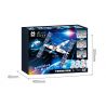 WISE BLOCK HA390205 390205 non  TRẠM KHÔNG GIAN TIANGONG bộ đồ chơi xếp lắp ráp ghép mô hình Space Exploration Thám Hiểm Không Gian 455 khối