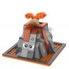 JAKI JK5101 5101 non  NÚI LỬA NHỎ GRUMPY (CON HEO ĐẤT) bộ đồ chơi xếp lắp ráp ghép mô hình FUNDESK FURIOUS VOLCANO（BANK） 142 khối