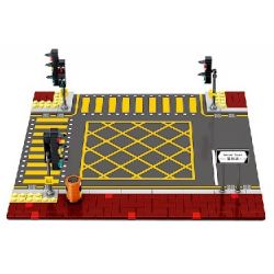 ROYAL TOYS RT23 non  ĐÈN GIAO THÔNG bộ đồ chơi xếp lắp ráp ghép mô hình City CITY STORY TRAFFIC LIGHT Thành Phố 190 khối