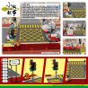 ROYAL TOYS RT23 non  ĐÈN GIAO THÔNG bộ đồ chơi xếp lắp ráp ghép mô hình City CITY STORY TRAFFIC LIGHT Thành Phố 190 khối