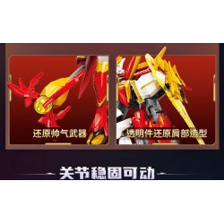 QMAN ENLIGHTEN KEEPPLEY 78003 78040 non  VINH QUANG CỦA CÁC VỊ VUA TÔN NGỘ KHÔNG-RED FLAME ZERO bộ đồ chơi xếp lắp ráp ghép mô hình Movie & Game Phim Và Trò Chơi