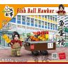 ROYAL TOYS RT22 non  GIAN HÀNG CÁ VIÊN bộ đồ chơi xếp lắp ráp ghép mô hình City CITY STORY FISH BALL HAWKER Thành Phố 69 khối