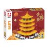 LEYI 93001 non  HOÀNG HẠC THÁP bộ đồ chơi xếp lắp ráp ghép mô hình Buildings 1356 khối