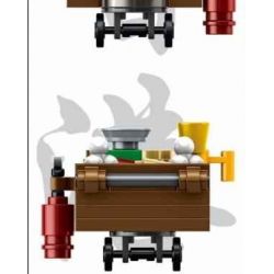 ROYAL TOYS RT21 non  HẠT DẺ CHIÊN bộ đồ chơi xếp lắp ráp ghép mô hình City CITY STORY ROASTED CHESTNUTS Thành Phố 55 khối