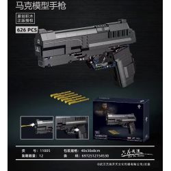 Decool 11005 Jisi 11005 non  MARK MÔ HÌNH SÚNG LỤC bộ đồ chơi xếp lắp ráp ghép mô hình Computer Games Trò Chơi 626 khối