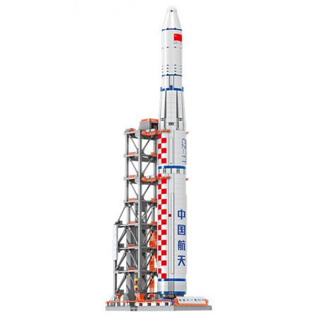 WISE BLOCK HA389075 389075 non  ROCKET NGÀY 11 THÁNG 3 bộ đồ chơi xếp lắp ráp ghép mô hình Space Thám Hiểm Không Gian 2475 khối