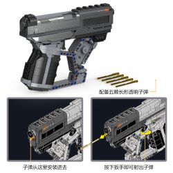 Decool 11004 Jisi 11004 non  RAN BING MÔ HÌNH SÚNG LỤC bộ đồ chơi xếp lắp ráp ghép mô hình Computer Games Trò Chơi 621 khối