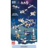 ZHEGAO QL2248 2248 non  GIẤC MƠ KHÔNG GIAN TRẠM 8 TỔ HỢP bộ đồ chơi xếp lắp ráp ghép mô hình Creator SPACE DREAM Sáng Tạo 389 khối
