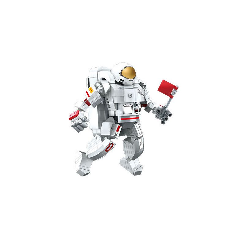 WISE BLOCK HA390202 390202 non  TÁC VỤ CABIN DỊCH NGOÀI PHI HÀNH GIA bộ đồ chơi xếp lắp ráp ghép mô hình Space Thám Hiểm Không Gian 241 khối