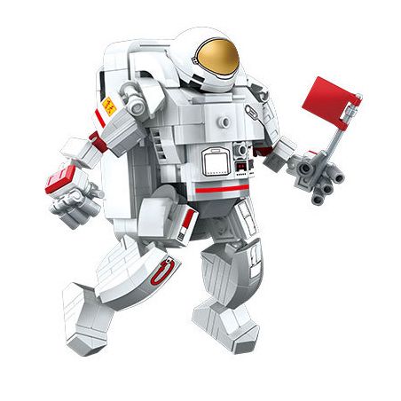 WISE BLOCK HA390202 390202 non  TÁC VỤ CABIN DỊCH NGOÀI PHI HÀNH GIA bộ đồ chơi xếp lắp ráp ghép mô hình Space Thám Hiểm Không Gian 241 khối