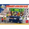 ROYAL TOYS RTS1 non  SIÊU THỊ VÀ XE TẢI YATA bộ đồ chơi xếp lắp ráp ghép mô hình City CITY STORY SUPERMARKET & HONG KONG VAN SET Thành Phố 209 khối