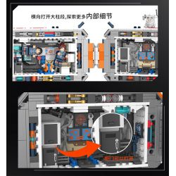 JAKI JK8503 8503 ST8001 8001 non  DỰ ÁN BÌNH MINH CABIN DAWN CORE bộ đồ chơi xếp lắp ráp ghép mô hình CORE TANK BREAKING DAWN