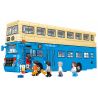 ROYAL TOYS RT16 non  XE BUÝT TRUNG QUỐC bộ đồ chơi xếp lắp ráp ghép mô hình City CITY STORY CHINA MOTOR BUS Thành Phố 1530 khối