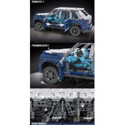 MouldKing 13062 Mould King 13062 non  ROLLS-ROYCE CULLINAN 1:10 tỷ lệ 1:10 bộ đồ chơi xếp lắp ráp ghép mô hình  Kỹ Thuật Công Nghệ Cao Mô Hình Phương Tiện 3318 khối