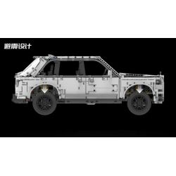 MouldKing 13062 Mould King 13062 non  ROLLS-ROYCE CULLINAN 1:10 tỷ lệ 1:10 bộ đồ chơi xếp lắp ráp ghép mô hình  Kỹ Thuật Công Nghệ Cao Mô Hình Phương Tiện 3318 khối
