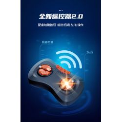 WISE BLOCK HA389058 389058 non  ĐIỀU KHIỂN TỪ XA XE TẢI OFF-ROAD bộ đồ chơi xếp lắp ráp ghép mô hình 475 khối