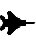 Máy bay phản lực chiến đấu quân sự điều khiển từ xa